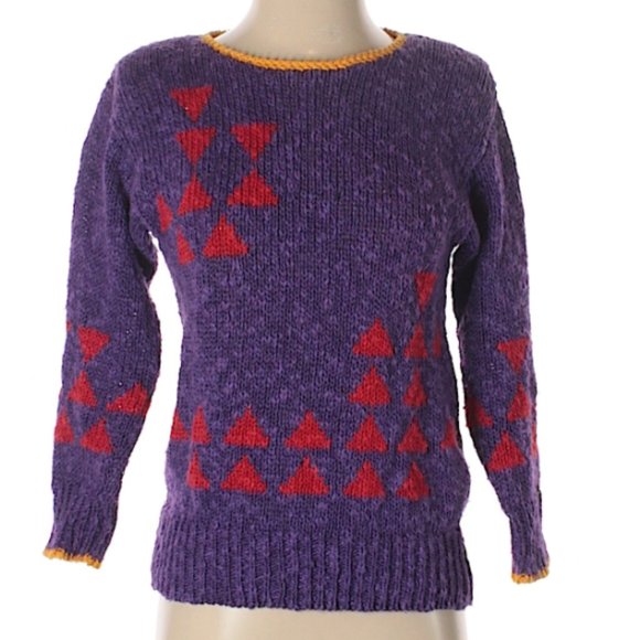 Vintage Knit Sweater, Linen, Cotton Liz Claiborne - Picture 1 of 9